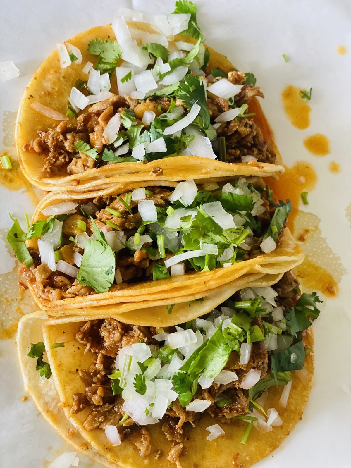 Tacos El Arca food
