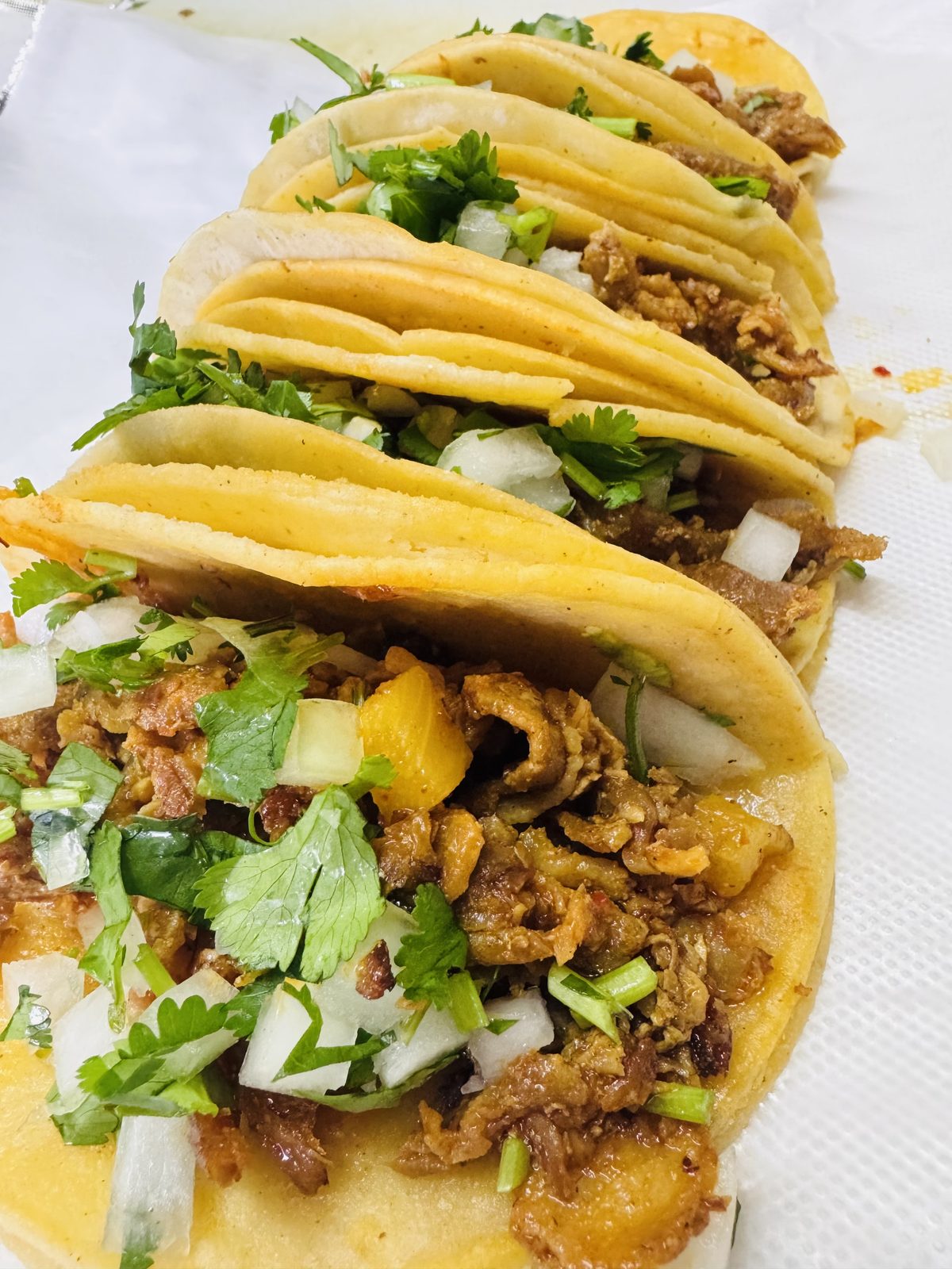 Tacos El Arca food