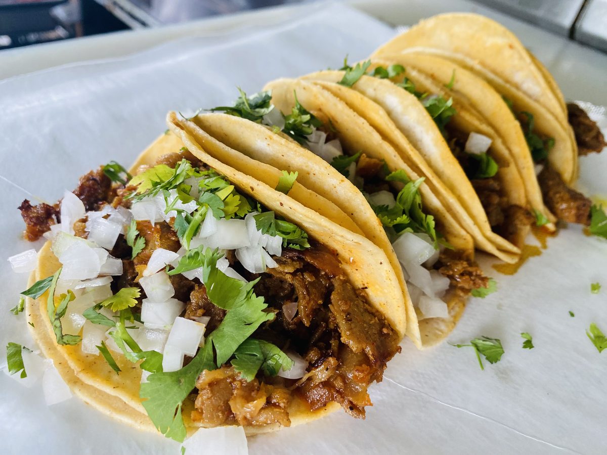 Tacos El Arca food